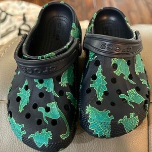 Crocs 10 dinosaurs blue green unisex
